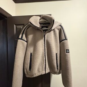 Abercrombie & Fitch Women's Tan Teddy Jacket